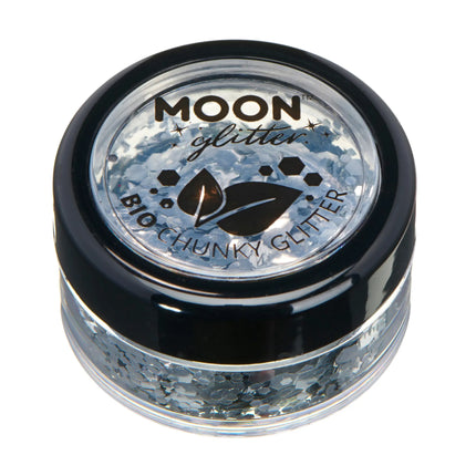 Moon Glitter Bio Chunky Glitter Silver 3g