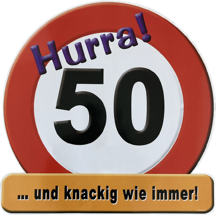 Deurbord 50 Jahre 50cm