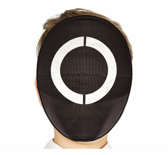 Zwart Masker Witte Circkel