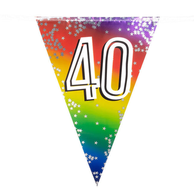 Regenboog Slinger 40 Jaar 6m