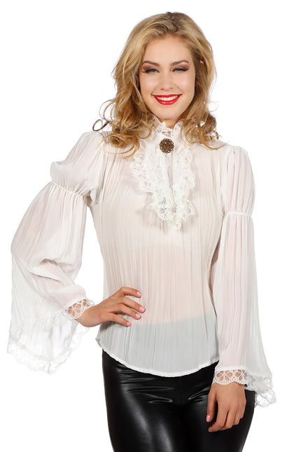 Piraten Blouse Wit Dames