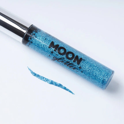 Moon Glitter Holographic Glitter Eye Liner Blue 10ml