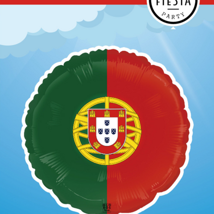 Portugal Helium Ballon Leeg 45cm