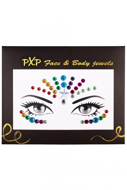 PXP Gezicht Sticker Face Jewels Rainbow Dream