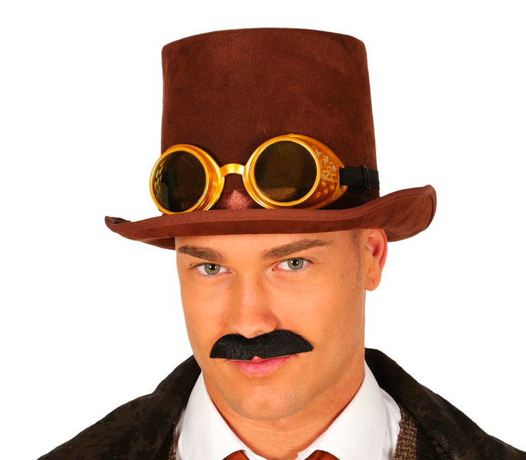 Steampunk Hoed Bril