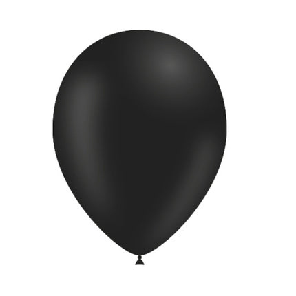 Zwarte Ballonnen 25cm 50st