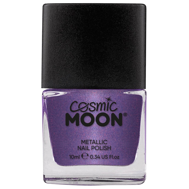 Cosmic Moon Metallic Nail Polish Purple 14ml