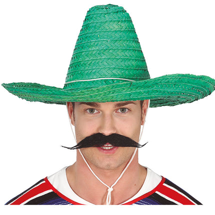 Sombrero Groen Stro 50cm