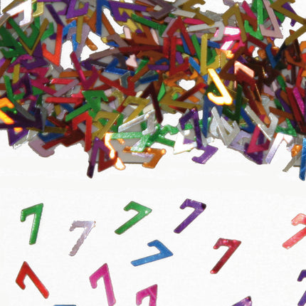 Tafelconfetti 7 Jaar 1cm 600st