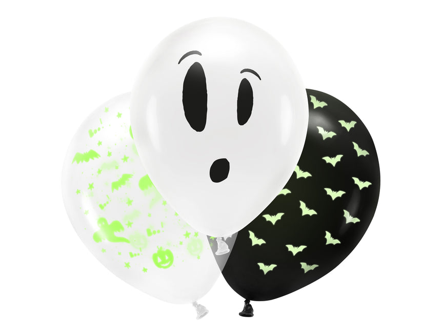 Halloween Ballonnen Blacklight 27cm 3st