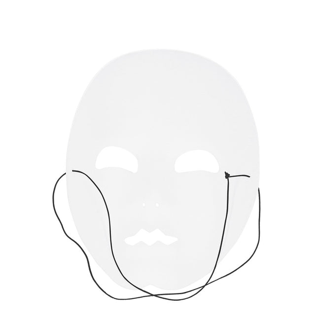 Zilveren Masker Mime