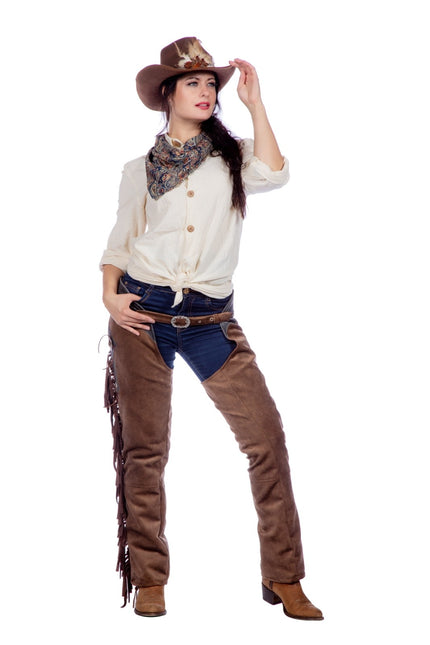 Cowboy Broek Bruin Dames