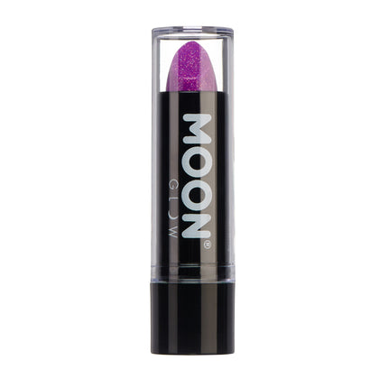 Moon Glow Neon UV Glitter Lipstick Purple 4.2g