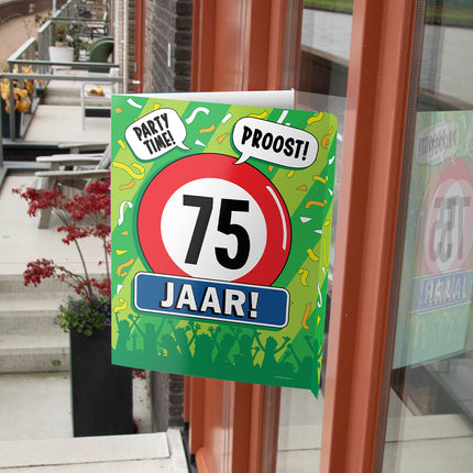 Raambord 75 jaar 60cm