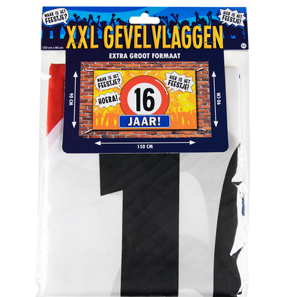 Gevelvlag 16 Jaar 1,5m