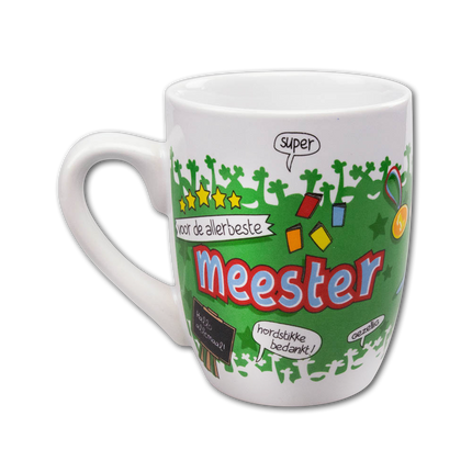 Mok Meester Stoer 12cm