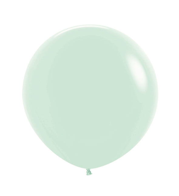 Ballonnen Pastel Matte Green 61cm 10st