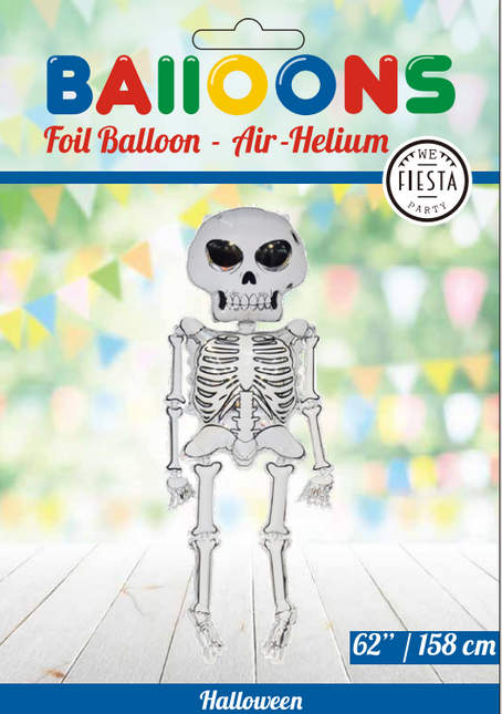 Helium Ballon Skelet Leeg 1,58m