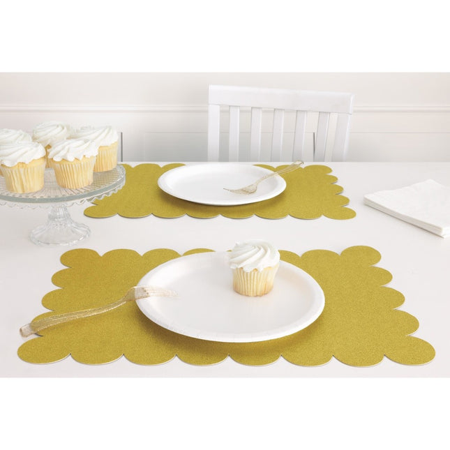 Placemat Goud 8st