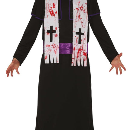 Zombie Priester Halloween Kostuum Heren L