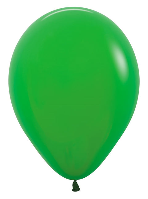 Ballonnen Shamrock Green 30cm 12st