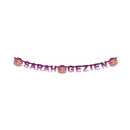 Sarah Letterslinger Roze 1,6m