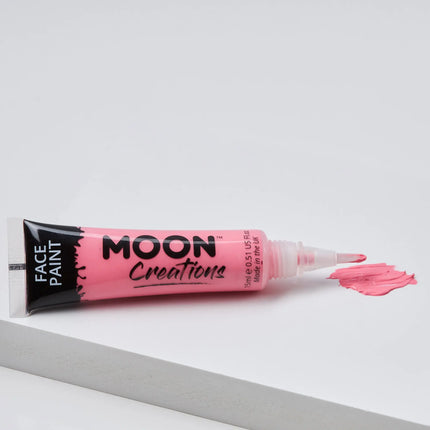 Moon Creations Face Paint met Applicator Bright Pink 15ml