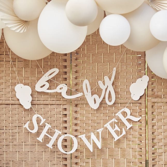 Letterslinger Baby Shower 1,5m 2st