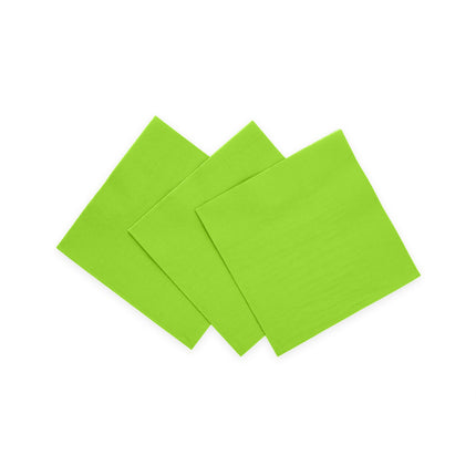 Lime Groene Servetten 3 Laags 24cm 20st