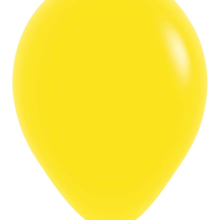 Ballonnen Yellow 30cm 12st