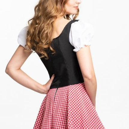 Dirndl Jurk Oktoberfest Rood Zwart