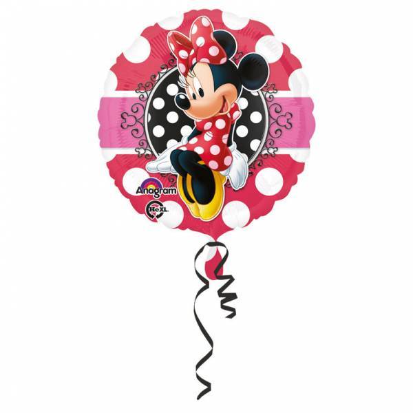 Minnie Mouse Helium Ballon Deluxe 43cm leeg