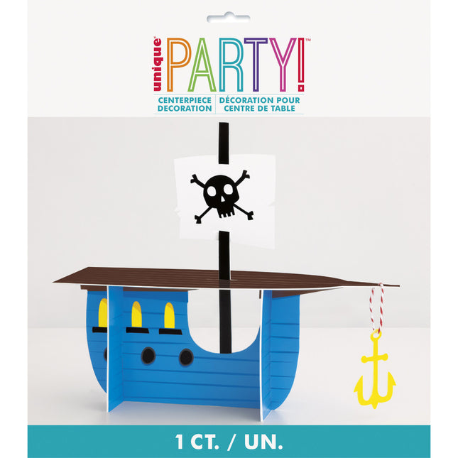 Tafeldecoratie Piratenschip