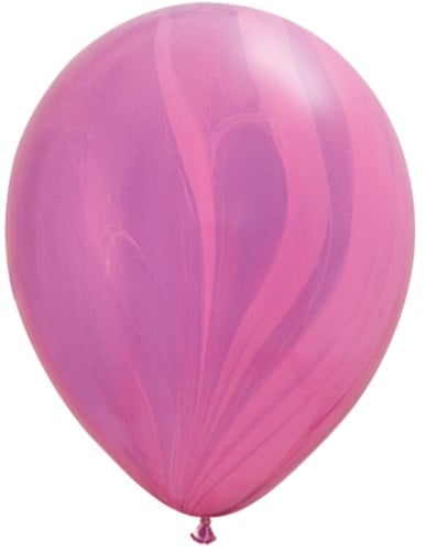 Ballonnen Superagate Pink & Violet 28cm 25st