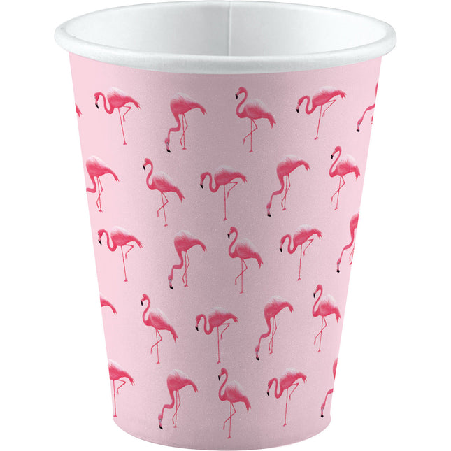 Hawaii Bekers Flamingo Karton 250ml 8st