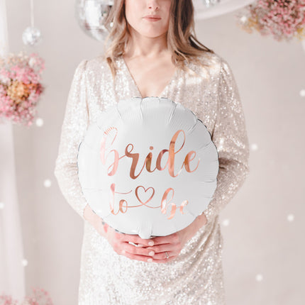 Helium Ballon Bride To Be Leeg 45cm