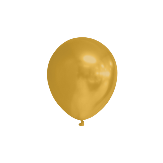 Gouden Ballonnen Metallic 13cm 100st