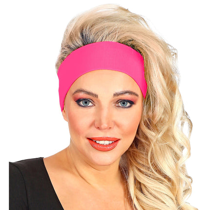 Neon Roze Hoofdband