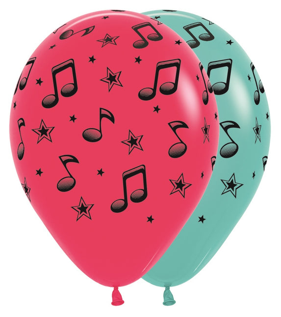 Ballonnen Music Notes 30cm 25st