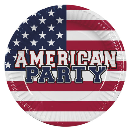 Borden American Party Papier 23cm 10st