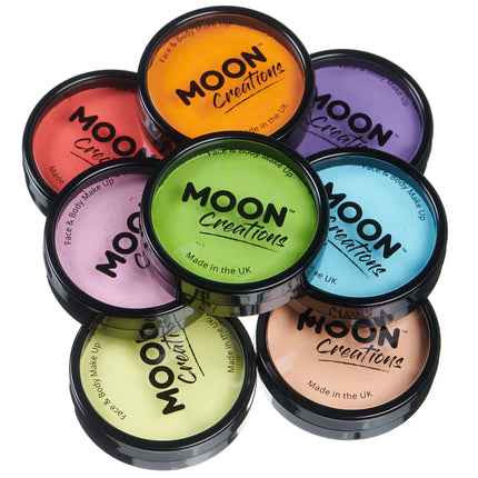 Moon Creations Pro Face Paint Cake Pots Light Pink 36g