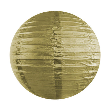 Gouden Lampion Rond 35cm