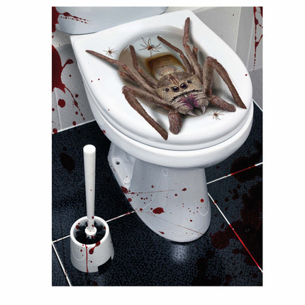 Halloween Decoratie Wc Spin