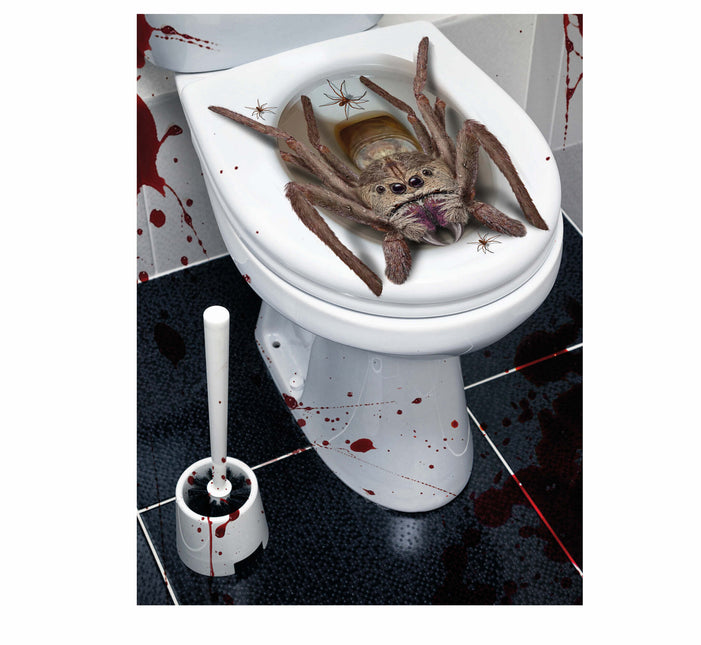 Halloween Decoratie Wc Spin