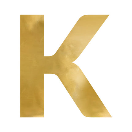 Spiegelletter K Goud 60cm