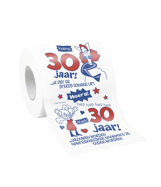 Toiletpapier 30 Jaar Vrouw