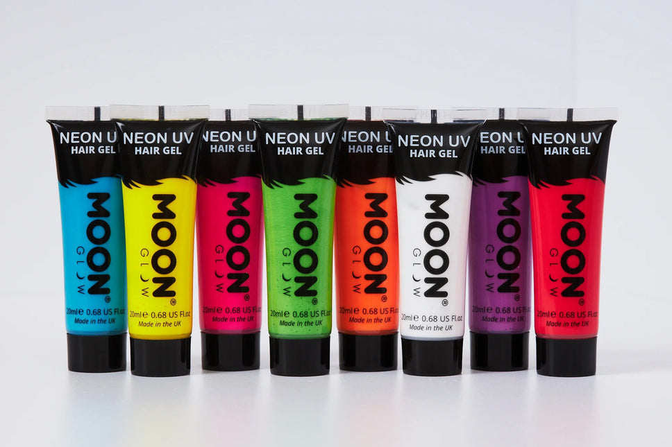 Moon Glow Neon UV Hair Gel Intense Yellow 20ml