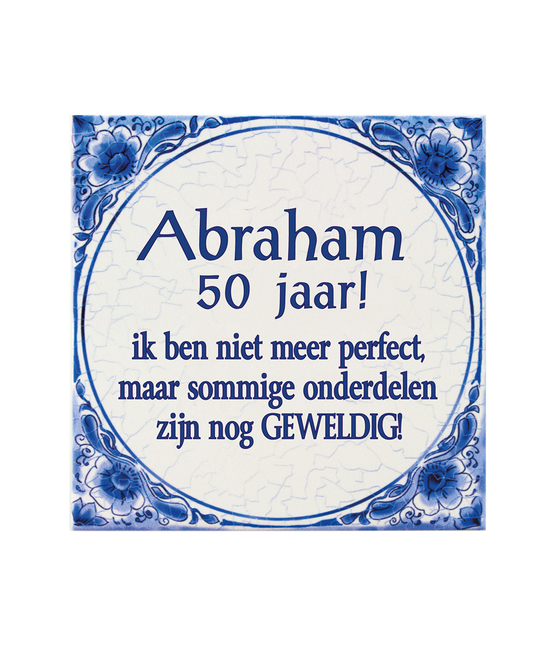 Delfts Blauw Tegel Abraham 14,5cm