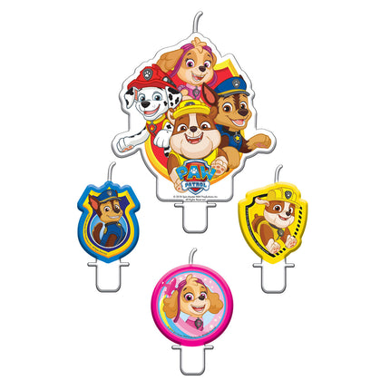 Paw Patrol Kaarsjes 4st