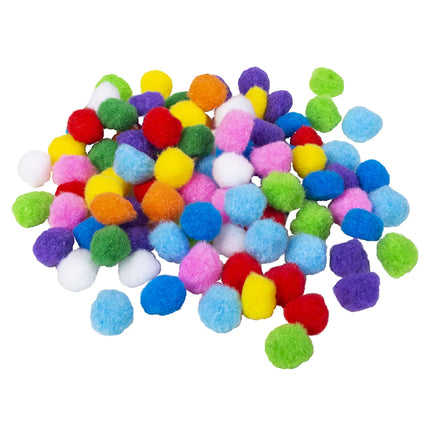 Gekleurde Pompons 100st